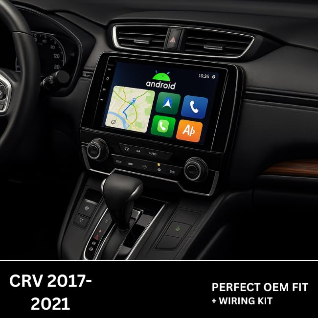 CarDost 9" Android frame dashboard panel for Honda CR-V (2017–2021)