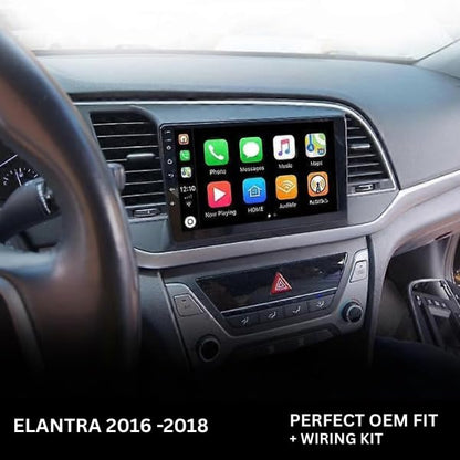 CarDost 9" Android frame dashboard panel for Hyundai Elantra (2017–2018)