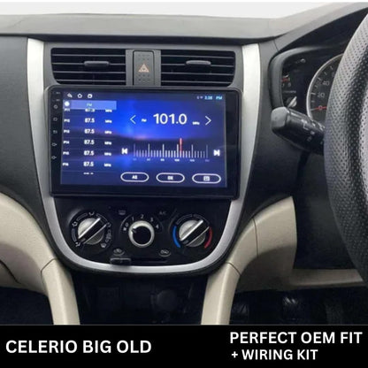 CarDost 9" Android frame dashboard panel for Maruti Celerio (2014–2020)