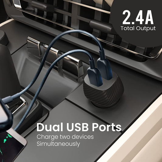 Portronics POR-1345 33W dual port PD/QC3.0 car charger