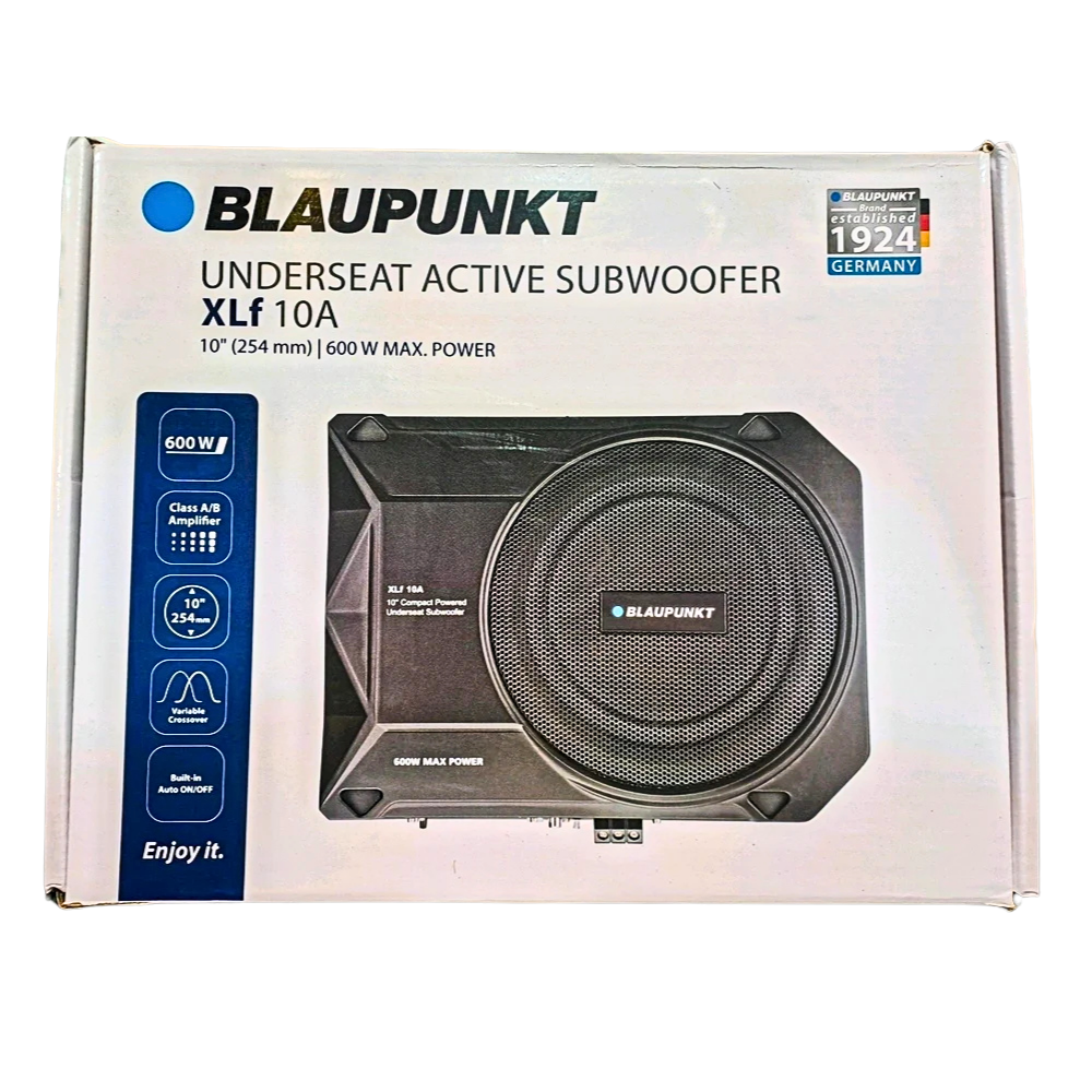 Blaupunkt XLF 10A 10 inch active underseat car subwoofer