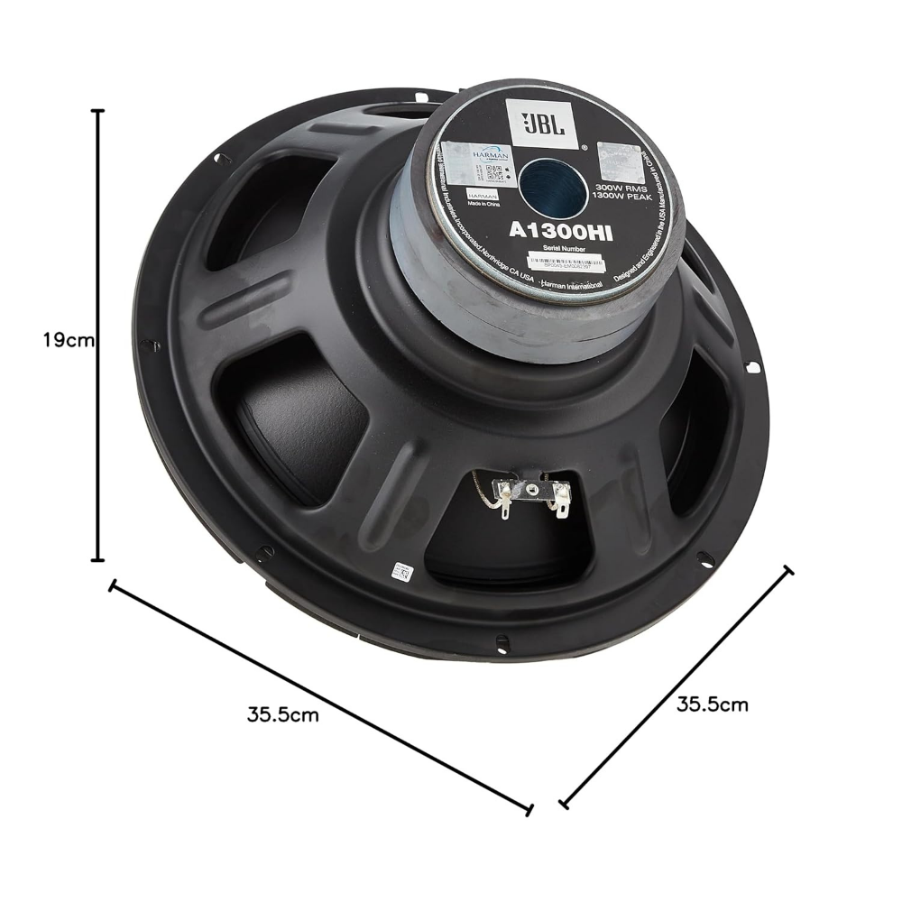 JBL A1300HI 12 inch wired car subwoofer, 1300W peak