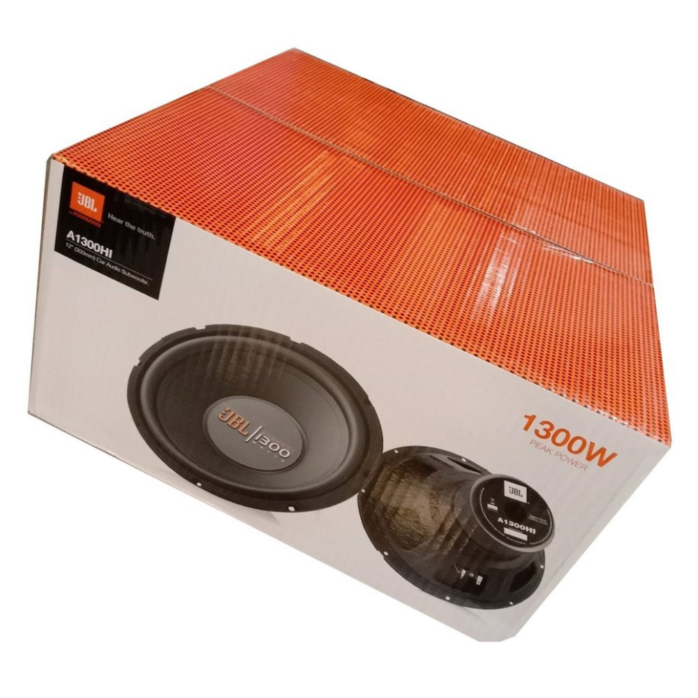JBL A1300HI 12 inch wired car subwoofer, 1300W peak