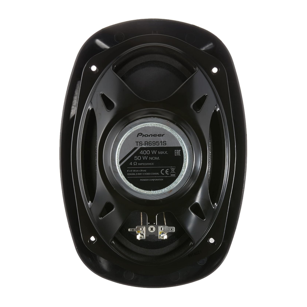 Pioneer TS-R6951S 6x9 inch 3-way coaxial car speaker, black