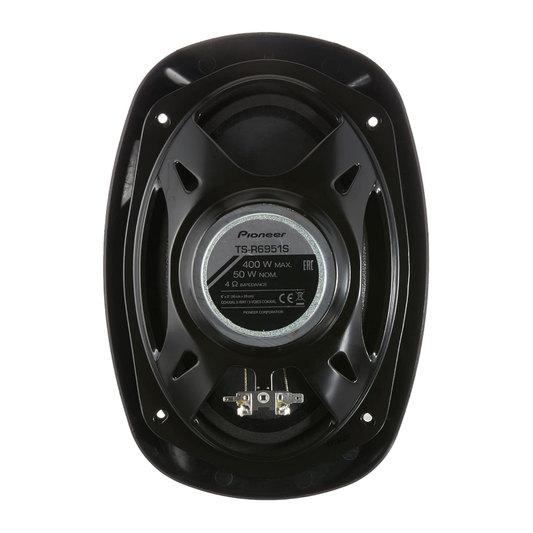 Pioneer TS-R6951S 6x9 inch 3-way coaxial car speaker, black