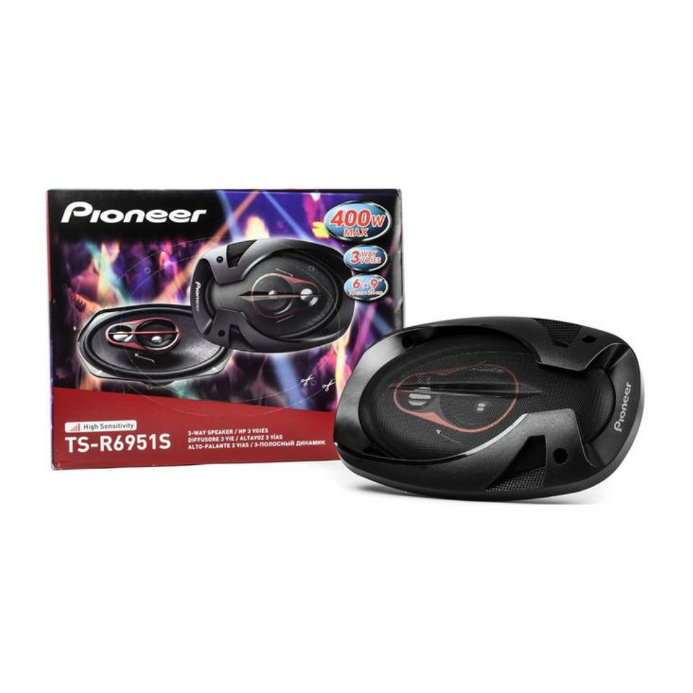 Pioneer TS-R6951S 6x9 inch 3-way coaxial car speaker, black