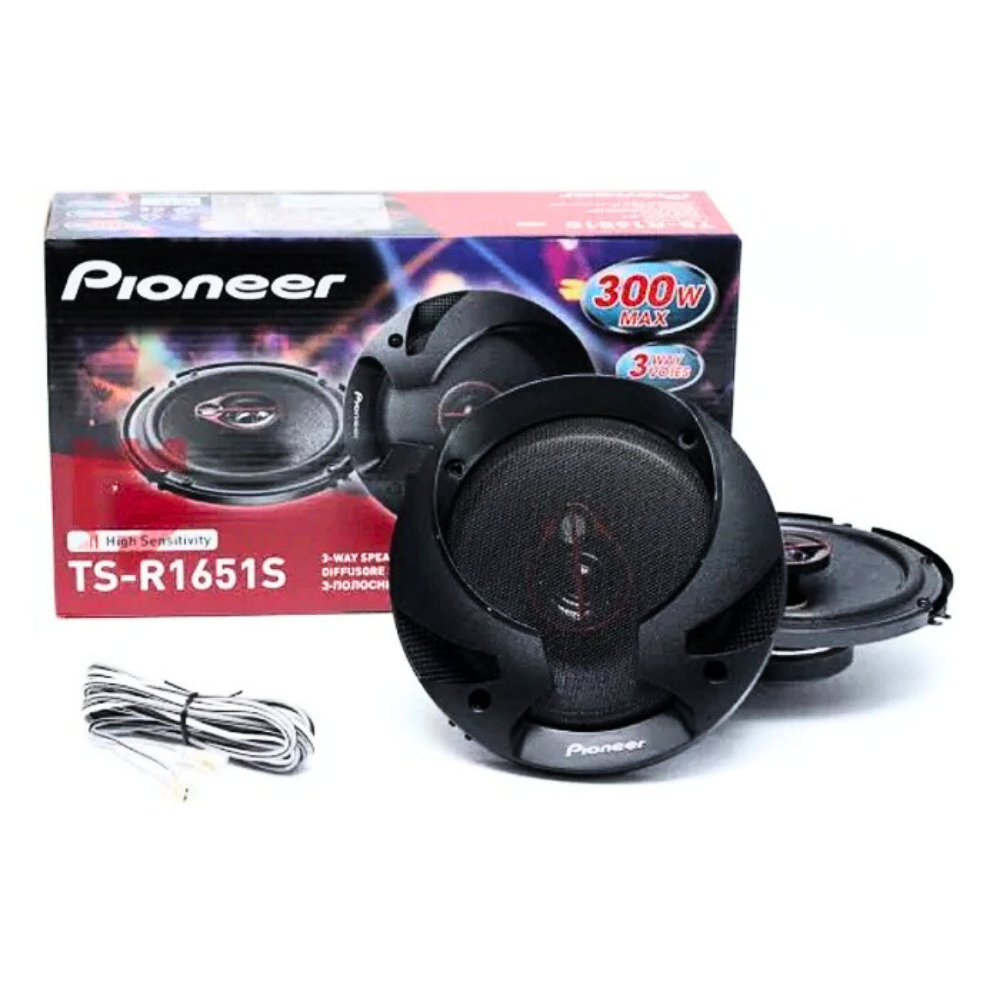 Pioneer TS-R1651S 6 inch 3-way coaxial car speaker