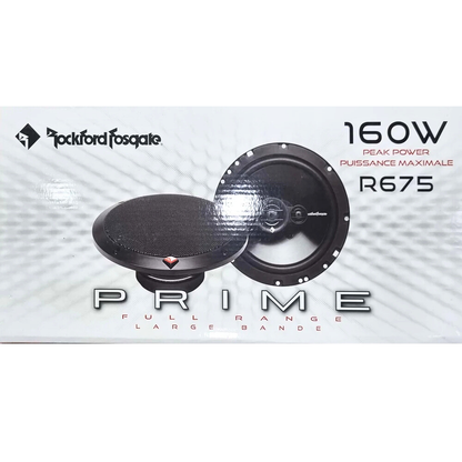 Rockford Fosgate R675 6.75 inch 3-way car speaker, black