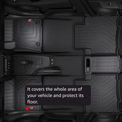 GFX black waterproof anti-slip car floor mats for Maruti Alto K-10 (2016) Onwards
