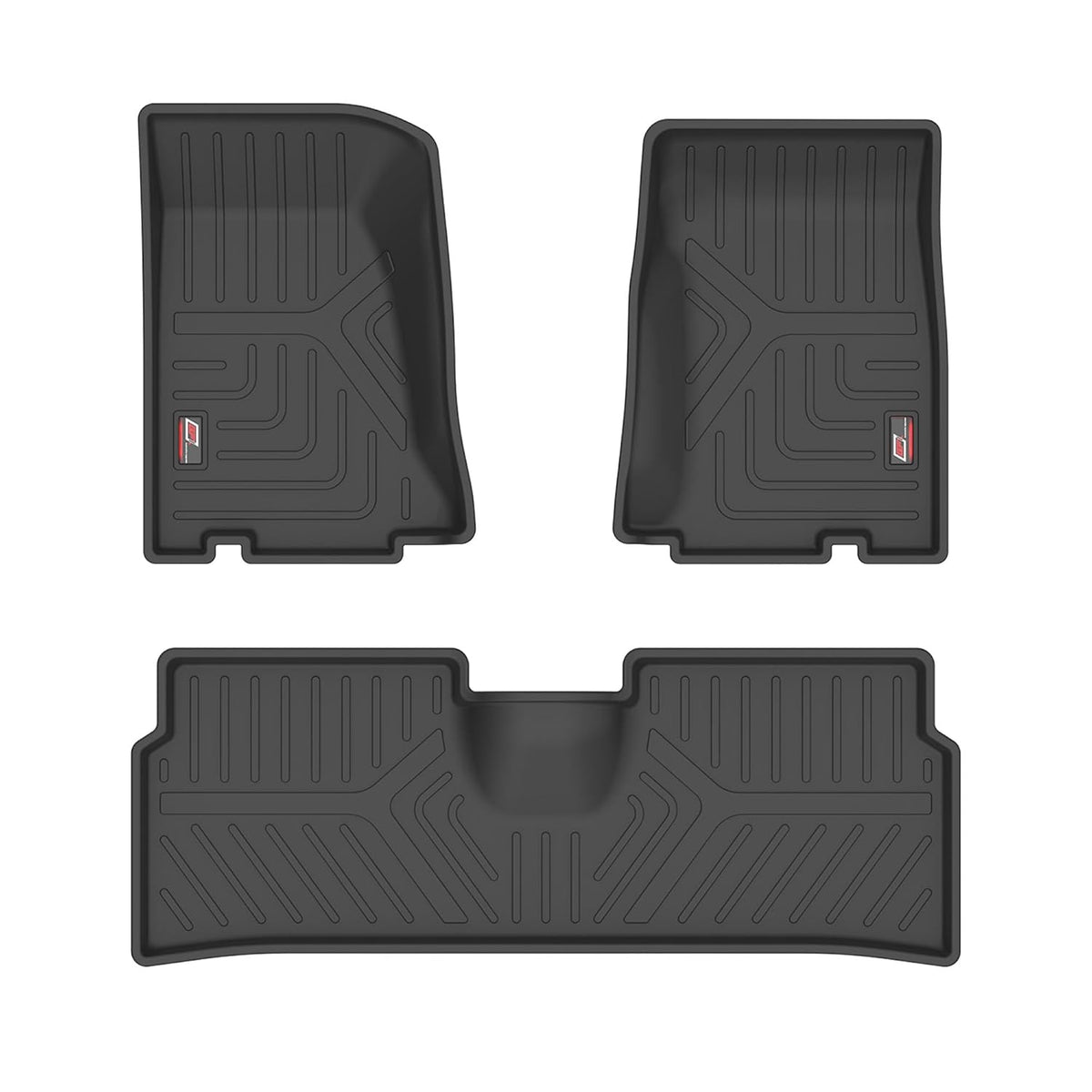 GFX black waterproof anti-slip car floor mats for Mahindra Bolero 7 Seater (2011-2023)