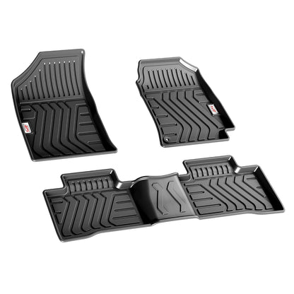 GFX black waterproof anti-slip car floor mats for Mahindra XUV-3XO (2024 Onwards) Automatic
