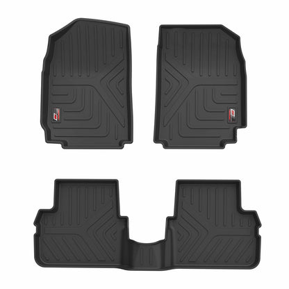 GFX black TPV car floor mats for Citroen C3 (2022 Onwards)
