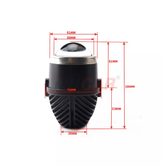 iPH CAR M513 2 inch tri-color LED projector fog lamp, set of 2