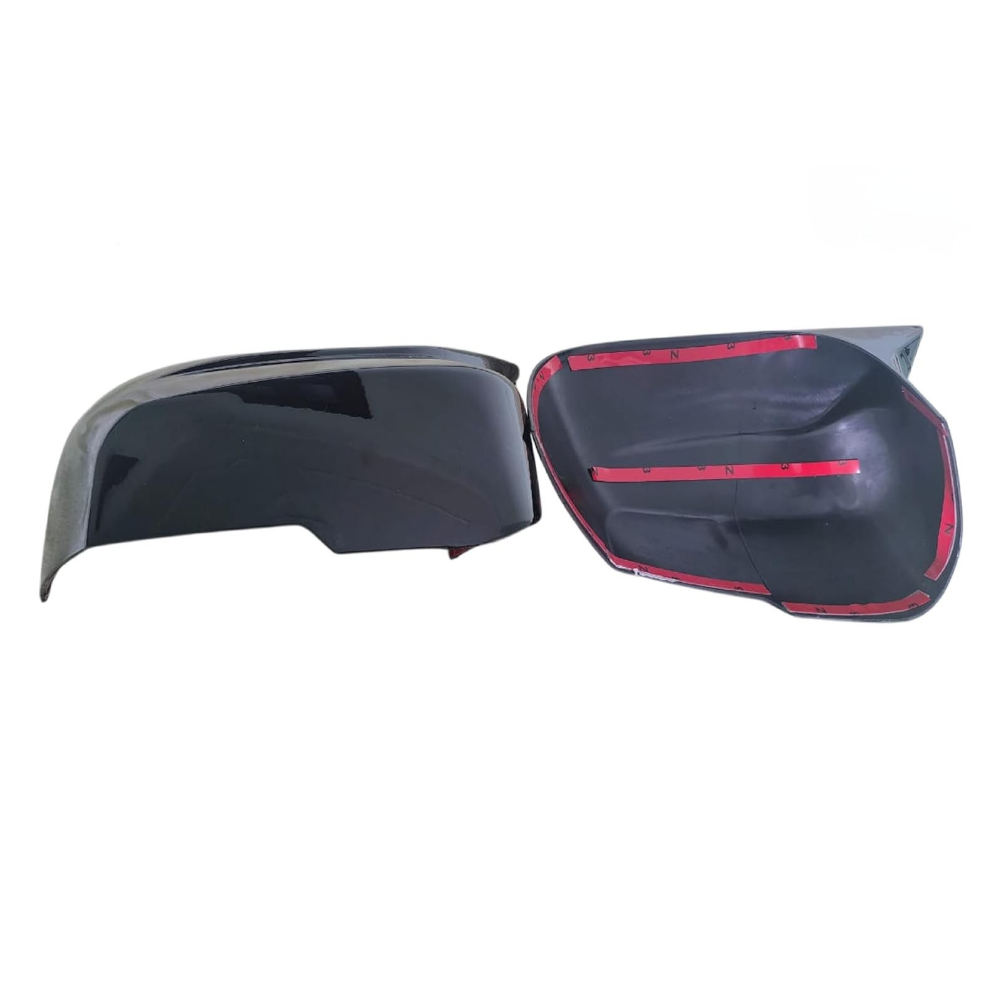 Batman style gloss black mirror covers for Mahindra Scorpio-N, set of 2