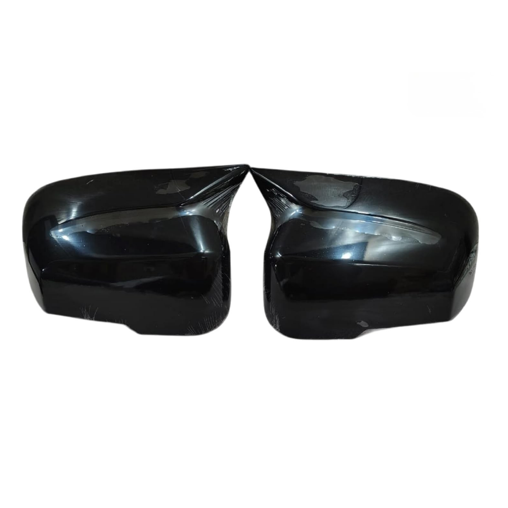 Batman style gloss black mirror covers for Mahindra Scorpio-N, set of 2