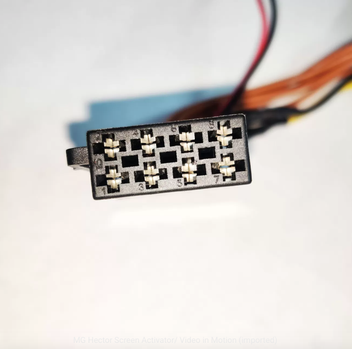MG Hector screen activator, video-in-motion module, plug & play