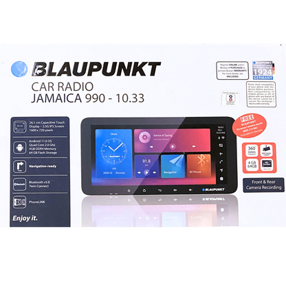 Blaupunkt Jamaica 990 10.33 inch Android car multimedia system