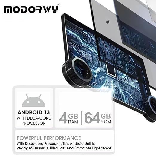 Gemstone 2K OLED 10.1 inch Android car stereo