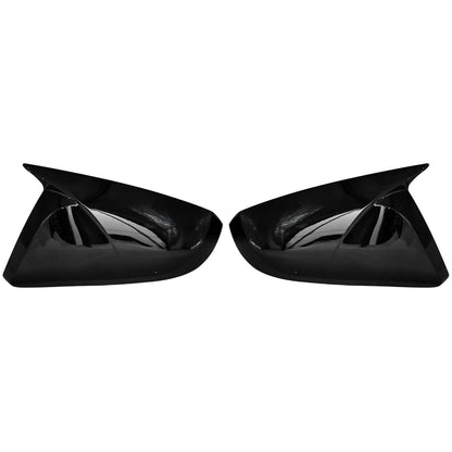 Batman style gloss black mirror covers for Volkswagen Polo (2015+), set of 2