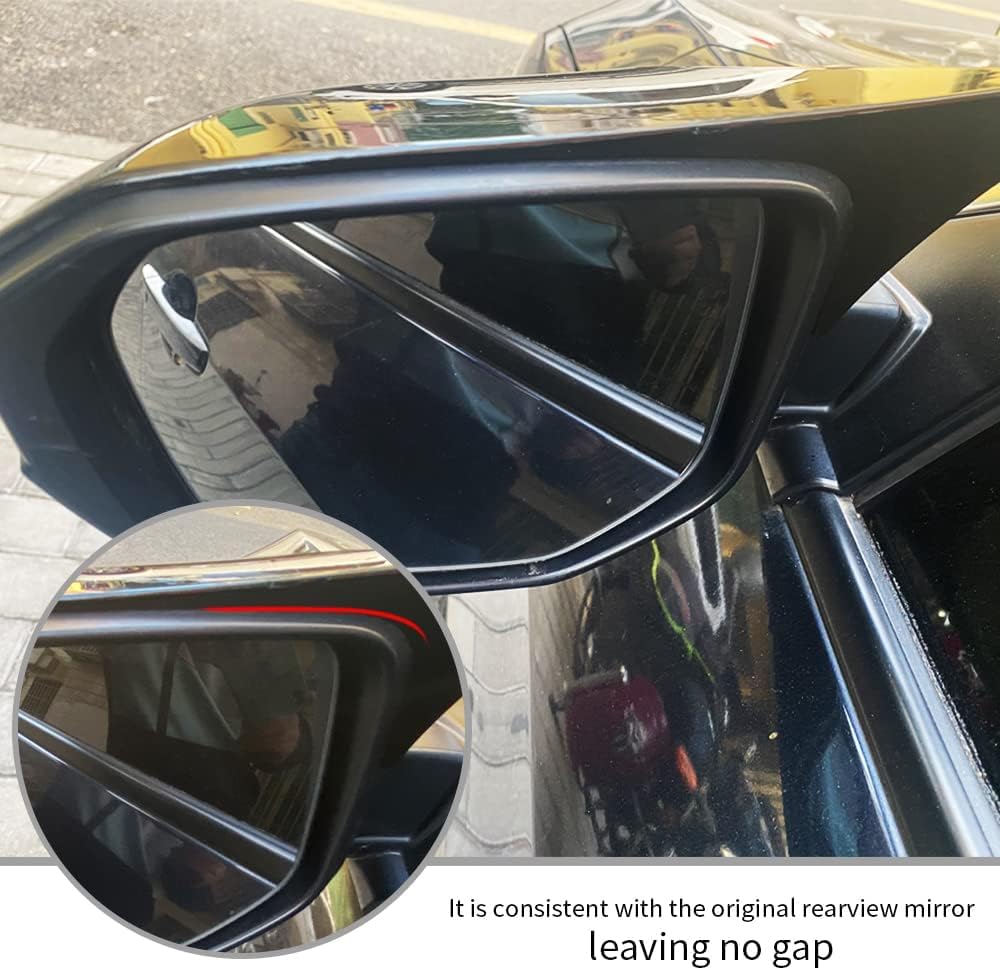 Batman style gloss black mirror covers for Toyota Fortuner, set of 2