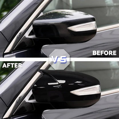 Batman style gloss black mirror covers for Toyota Fortuner, set of 2
