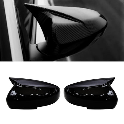 Batman style gloss black mirror covers for Maruti Suzuki Swift (2018–2024), set of 2