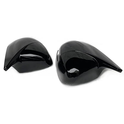 Batman style gloss black mirror covers for Hyundai New Creta (2020–2024), set of 2