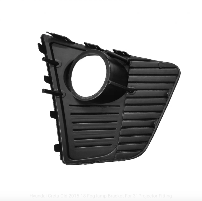 CarDost fog lamp bracket for Hyundai Creta (2015–2018), fits 3-inch LED/projector fog lamps