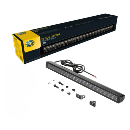 HELLA Black Magic 20 inch slim LED driving light bar