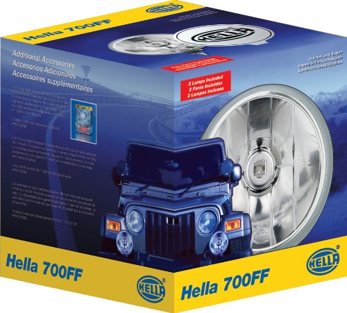HELLA Rallye 700FF driving lamp set, yellow light