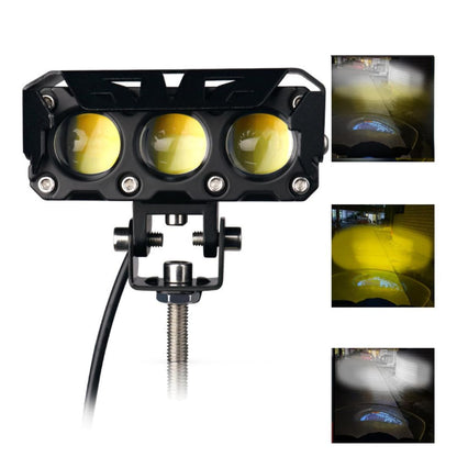 Universal 3-lens LED projector fog lamp, 12V