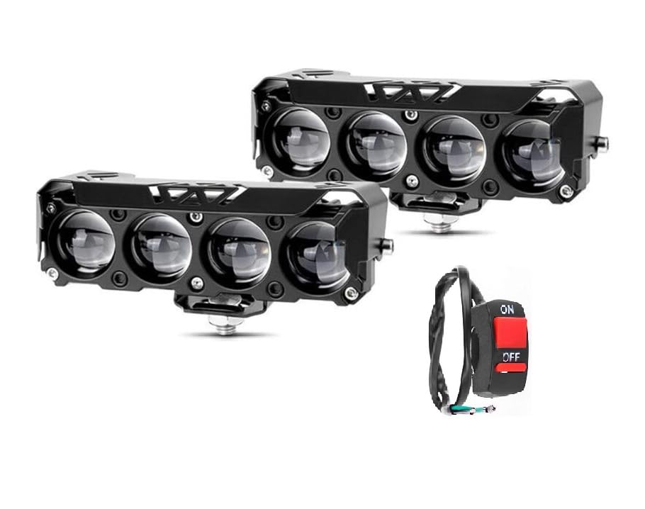 Universal LED fog and warning flashing safety light