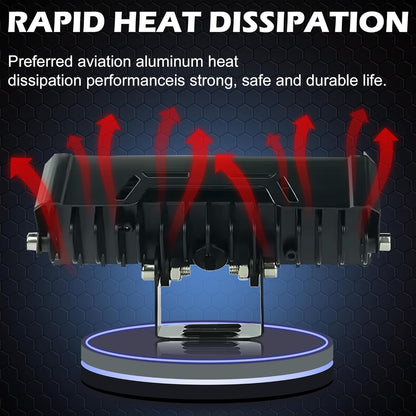 Universal LED fog and warning flashing safety light