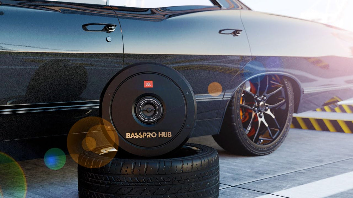 JBL BassPro Hub 11 inch active spare-tire subwoofer