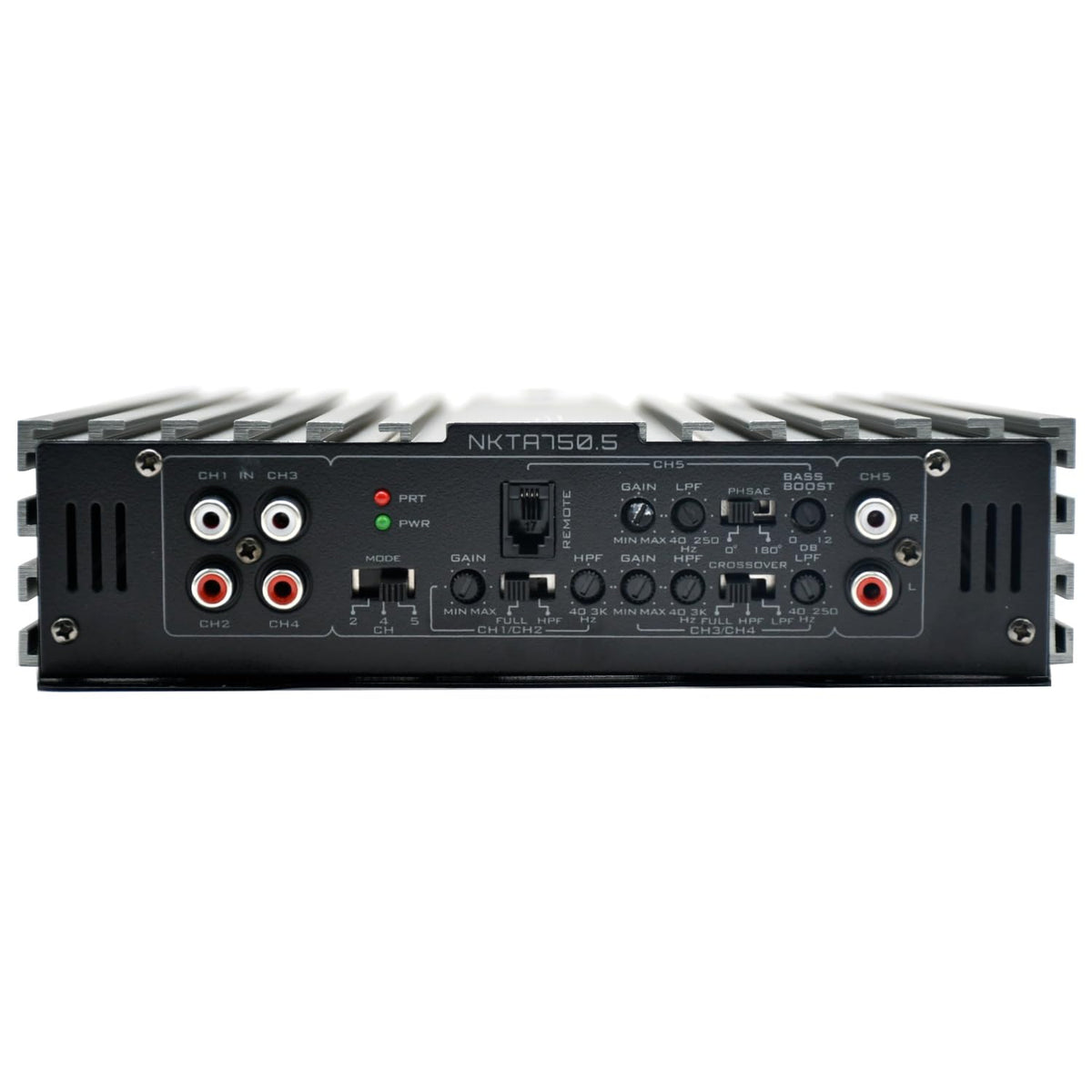 Nakamichi NKTA750.5 5-channel car audio amplifier, black