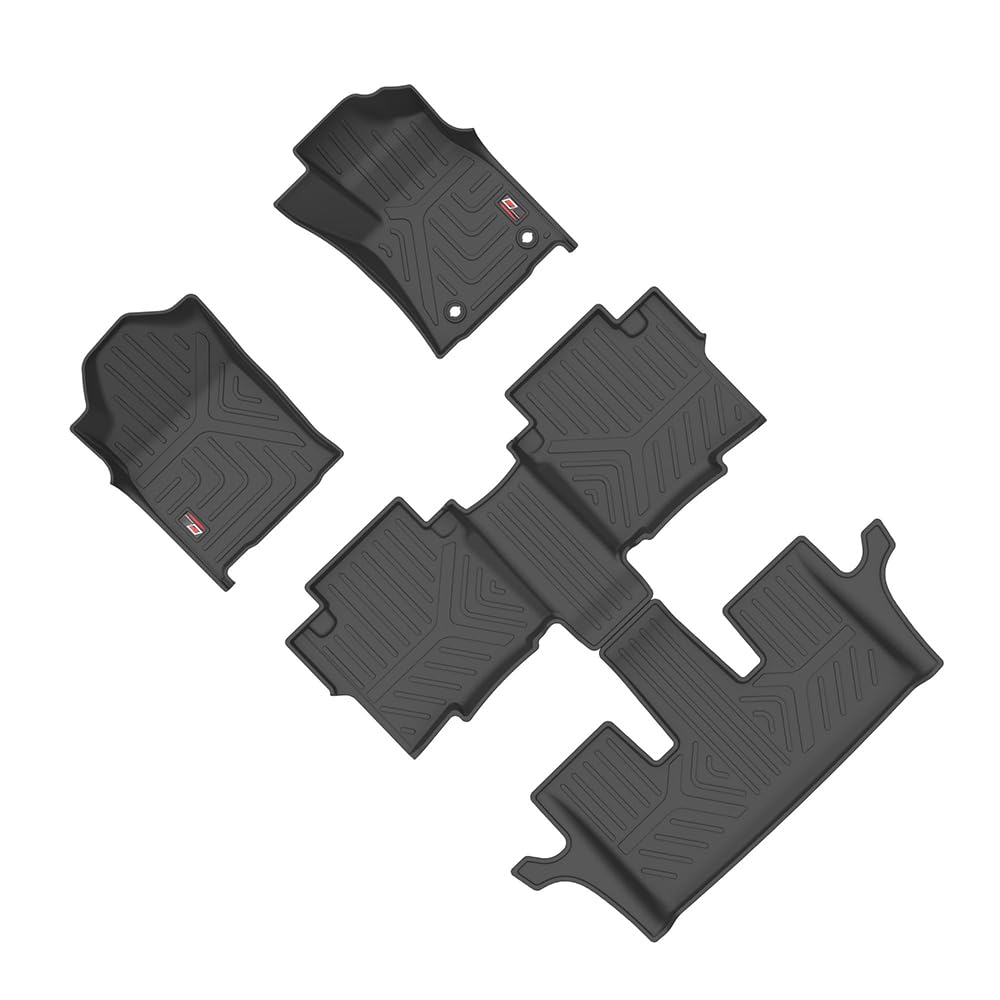 GFX custom-fit car floor mats for Toyota Innova (2009-2015 Onwards, 6-Seater Captain Seat, Manual)