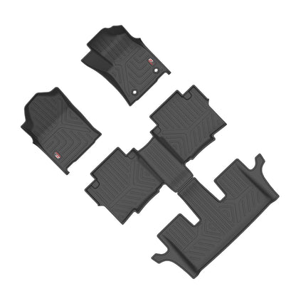 GFX custom-fit car floor mats for Toyota Innova (2009-2015 Onwards, 6-Seater Captain Seat, Manual)