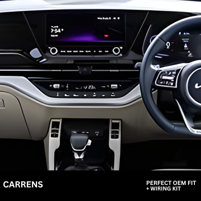 CarDost 9 inch Android stereo frame for Kia Carens, plug-and-play wiring