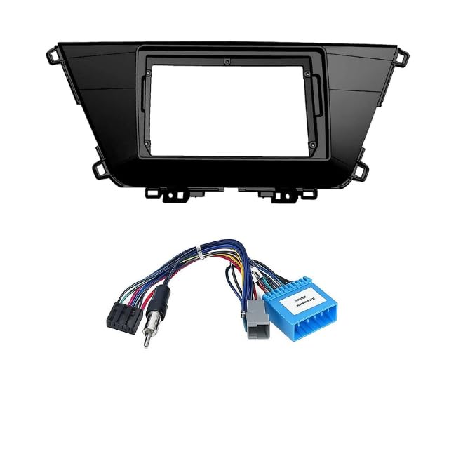 CarDost 9 inch Android stereo frame for Kia Carens, plug-and-play wiring