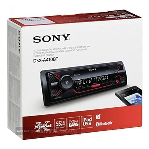 Sony DSX-A410BT single-DIN digital media car receiver