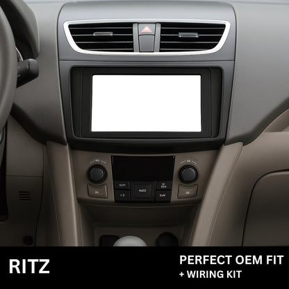 CarDost 9 inch Android stereo frame for Maruti Ritz with power cable connector