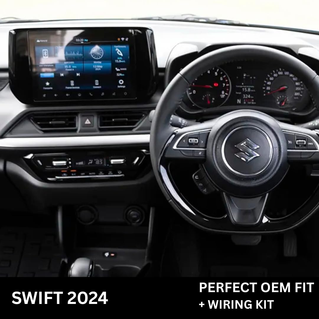 CarDost Android stereo frame for Maruti Swift Dzire (2024-2025), 9-inch fitment