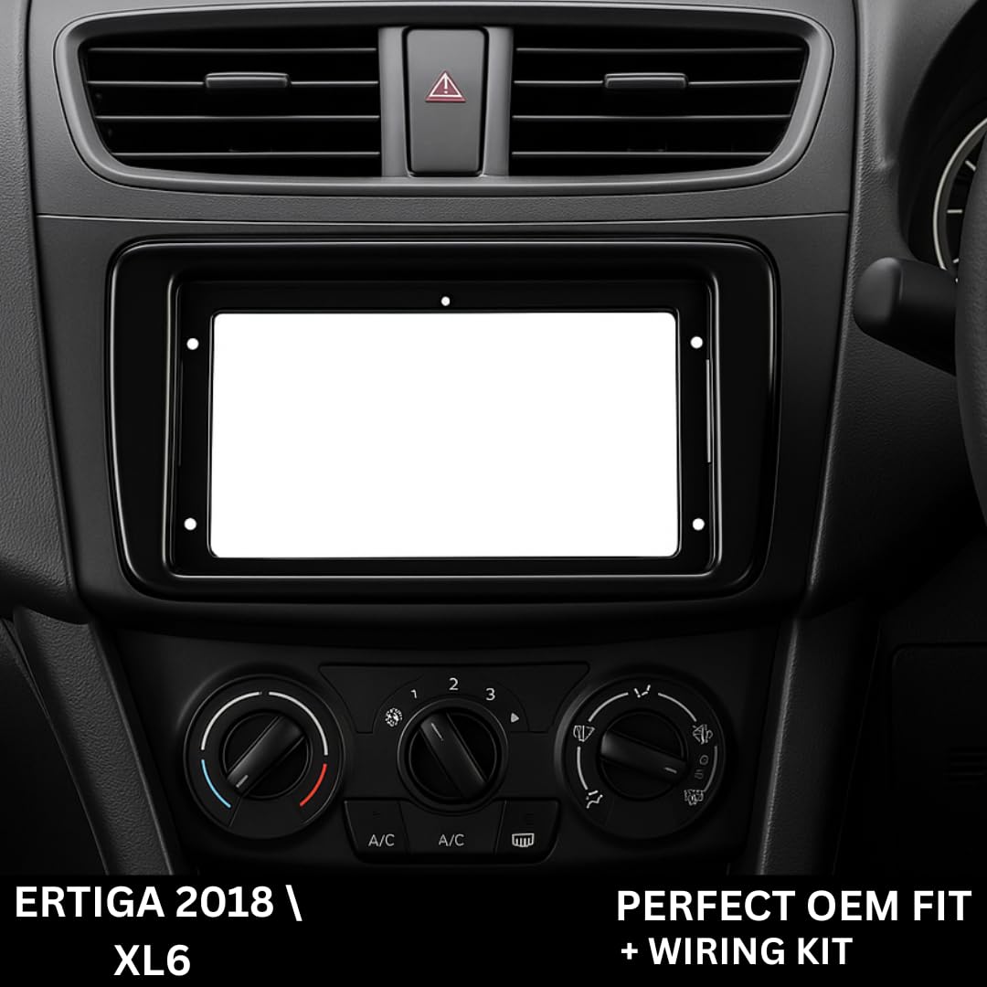 CarDost Android stereo frame for Maruti Ertiga (2018-2025), 9-inch fitment