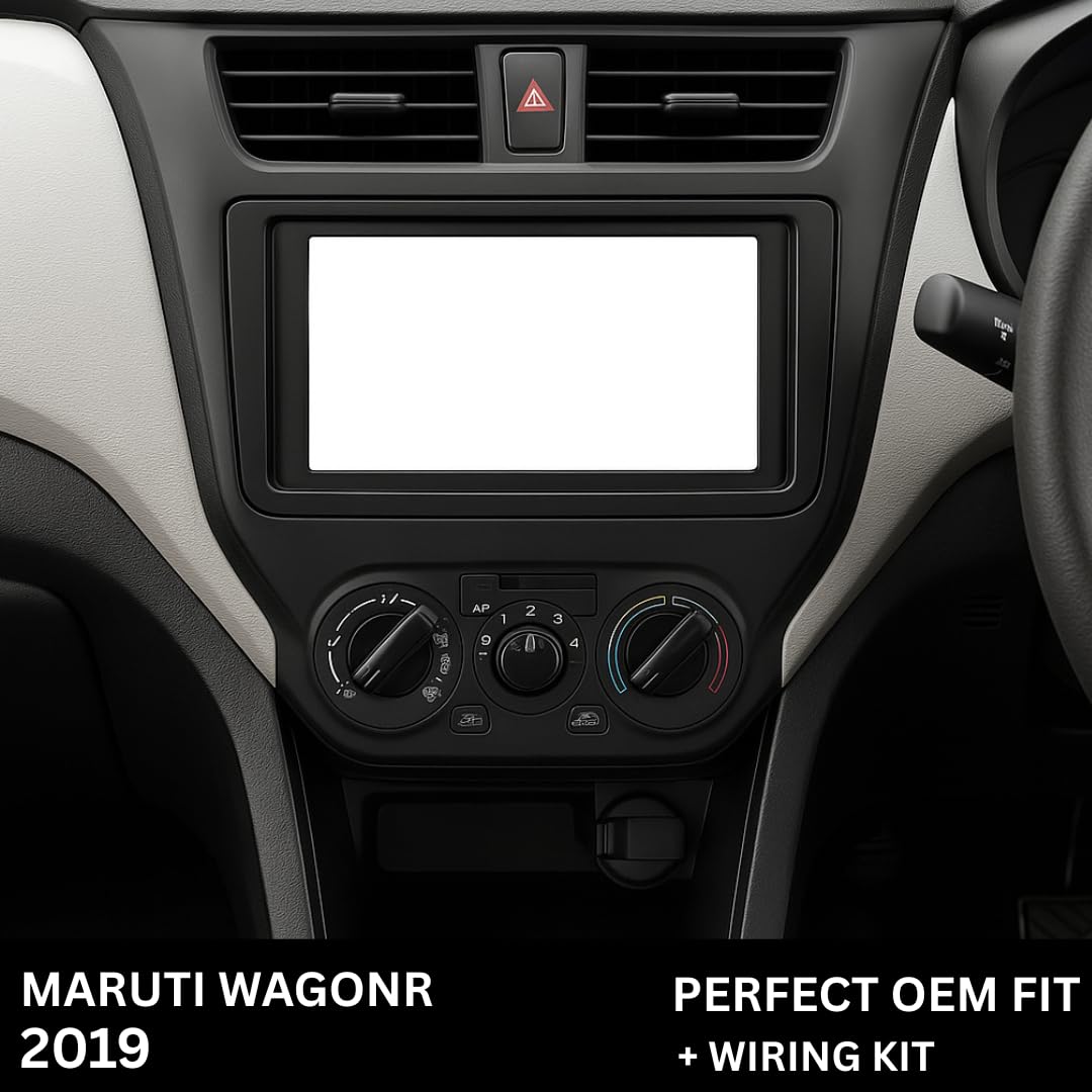 CarDost Android stereo frame for Maruti Wagon R (2019), 9-inch fitment