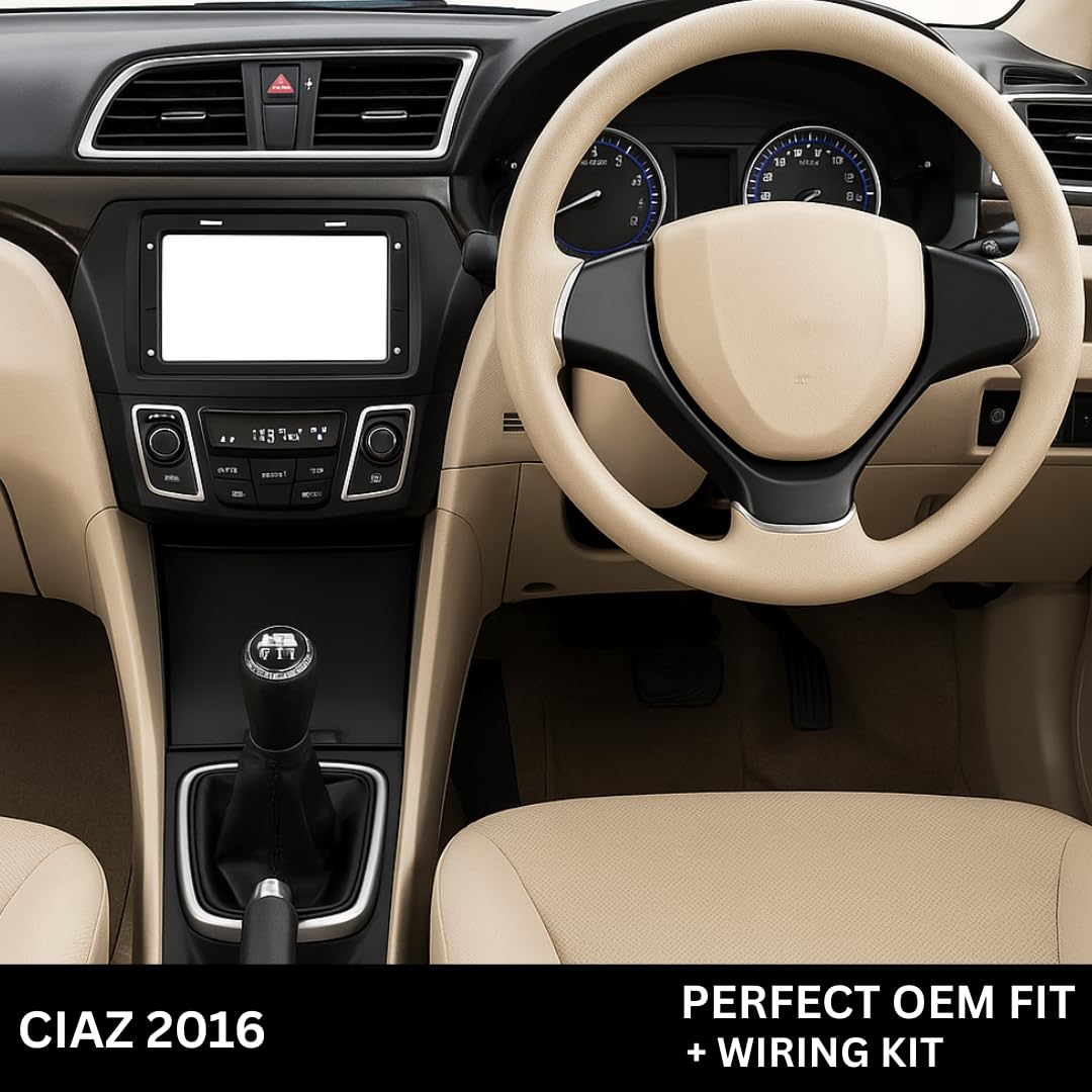 CarDost Android stereo frame for Maruti Ciaz (2016), 9-inch fitment