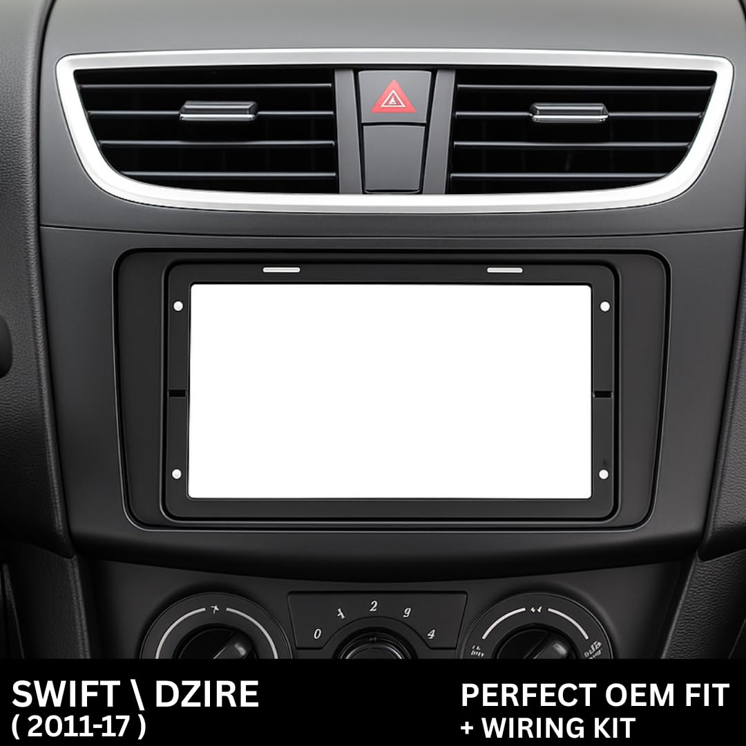 CarDost Android stereo frame for Maruti Swift (2011-2017), 9-inch fitment