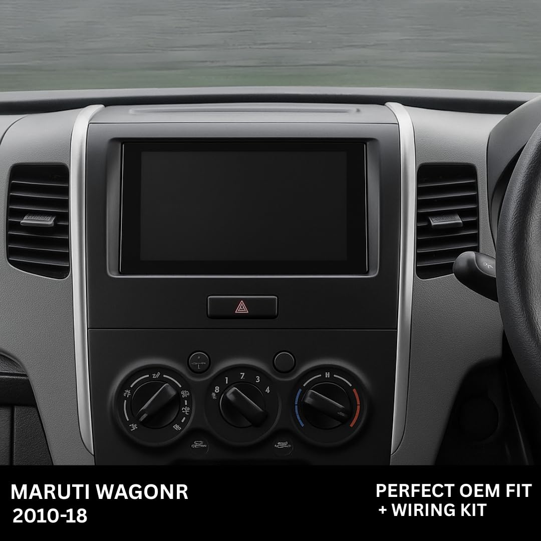 CarDost Android stereo frame for Maruti WagonR (2010-2018), 9-inch fitment