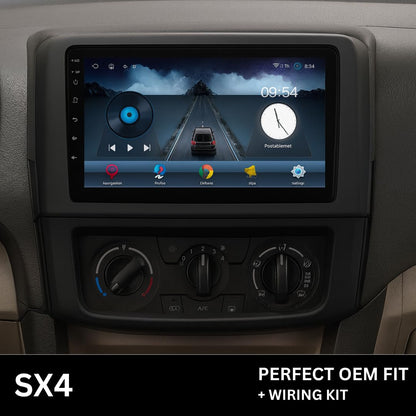 CarDost Android stereo frame for Maruti SX4, 9-inch fitment