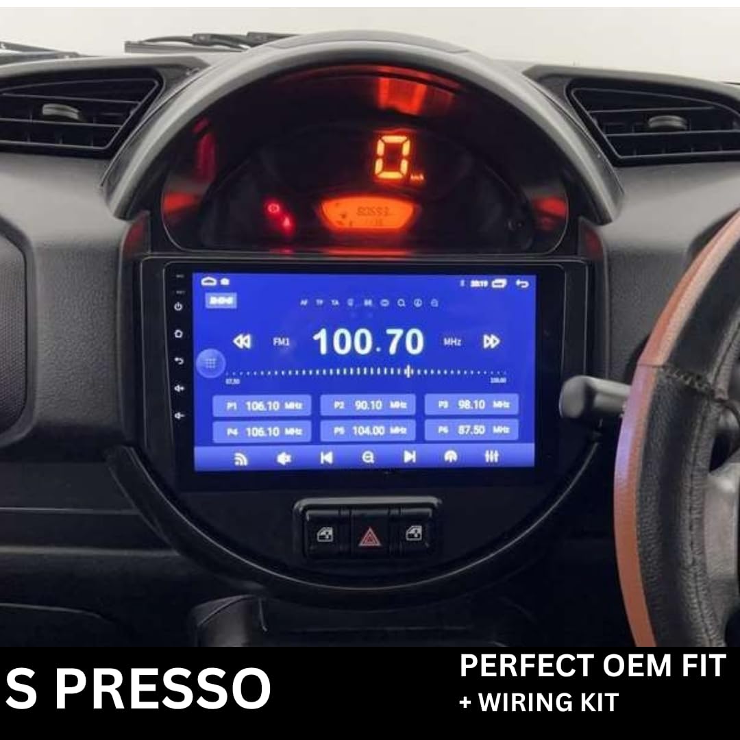 CarDost Android stereo frame for Maruti S-Presso, 9-inch fitment
