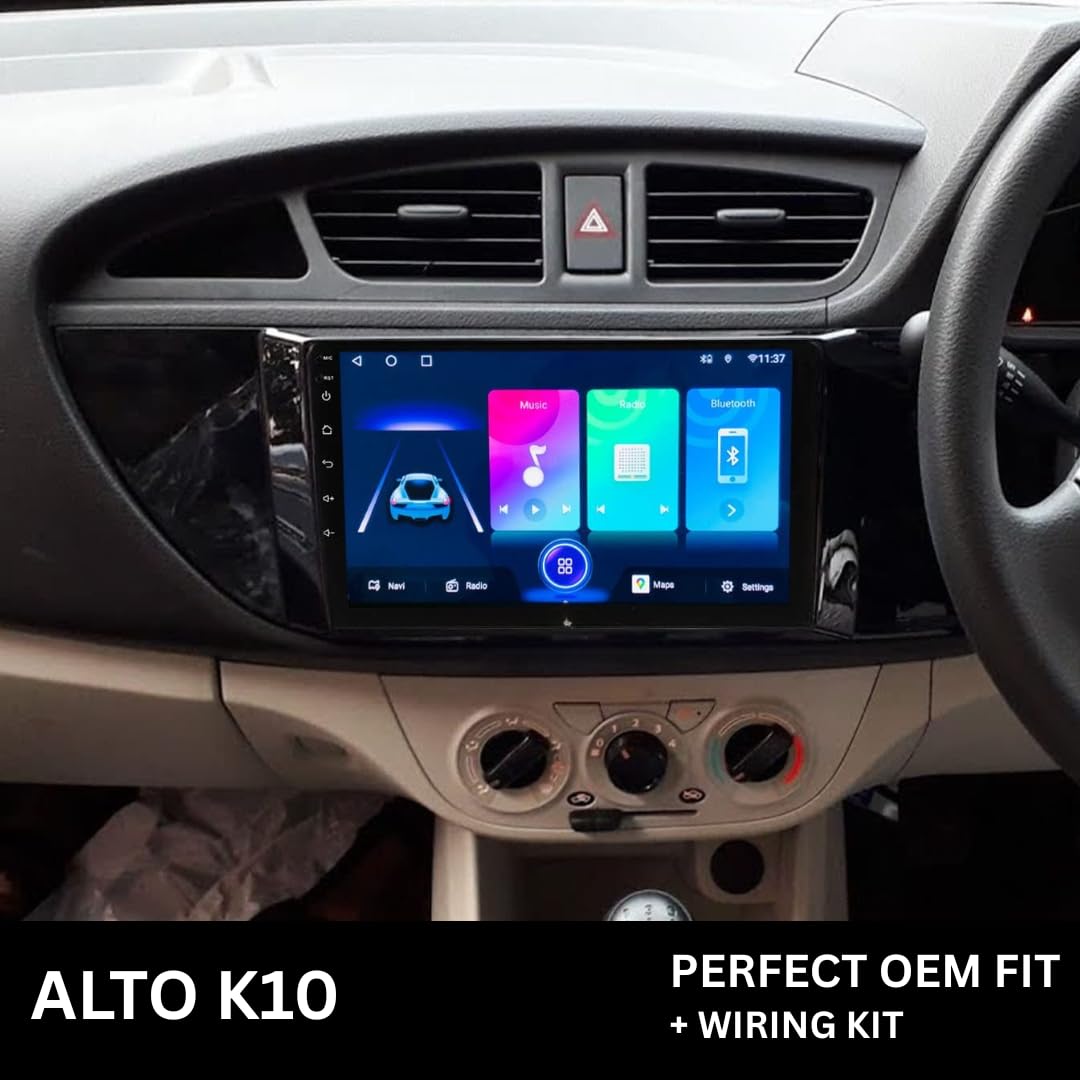CarDost Android stereo frame for Maruti Alto K10 (2016-2020), 9-inch fitment